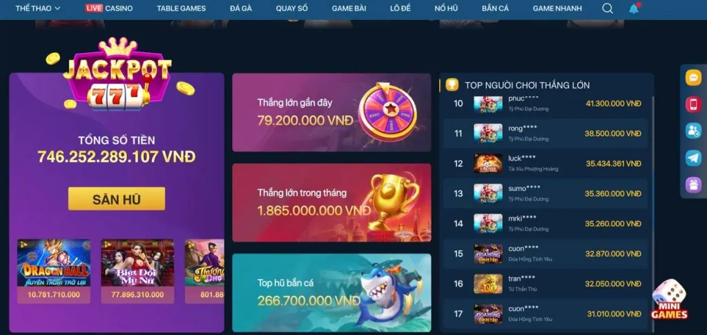 Vòng quay may mắn nhận thưởng khi chơi tại www888